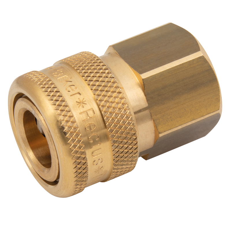 1/2 BSPP FEM COUPLING BRASS