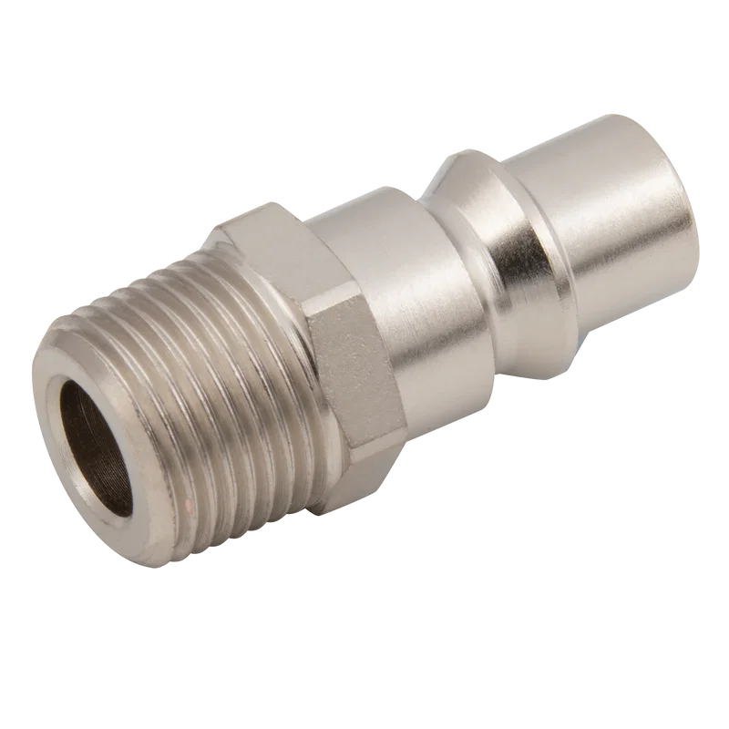 3/8 BSPT MALE PLUG  STEEL NICKEL PLATED