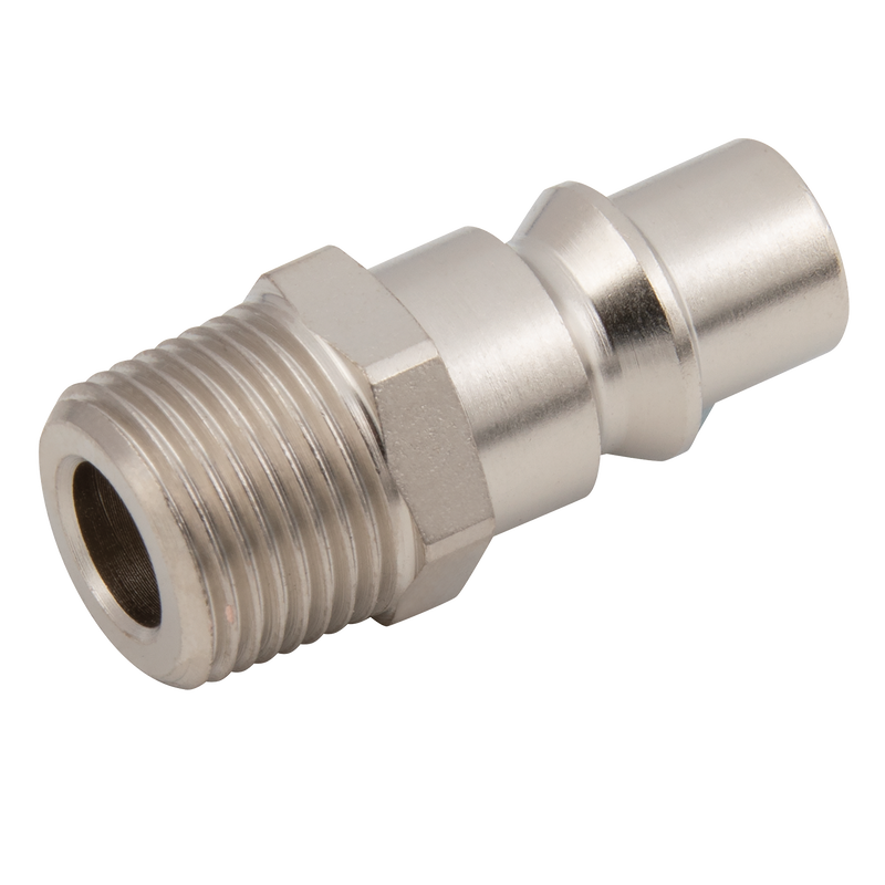 3/8 BSPT MALE PLUG STEEL NICKEL PLATED
