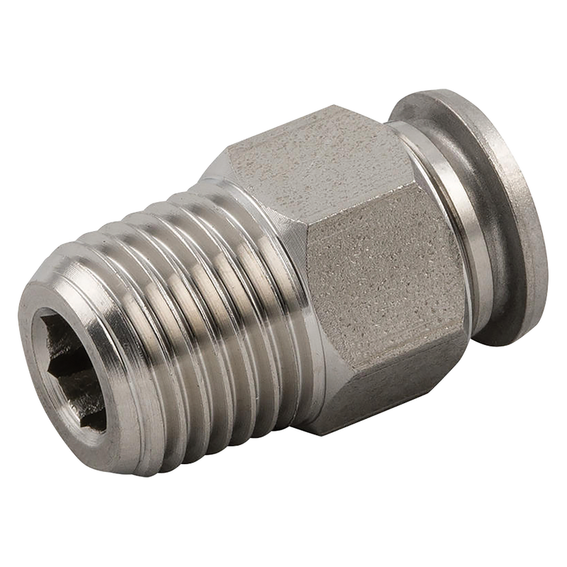 06MM OD X 1/8 BSPT MALE STUD 316 ST/ST