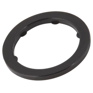 NYLON NOTCHED WASHER BLACK