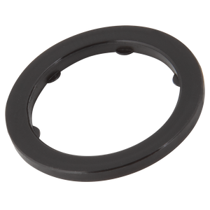 NYLON NOTCHED WASHER BLACK