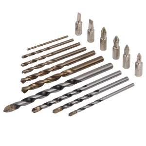DRILL & SCREWDRIVER BITS SET  16 PIECES