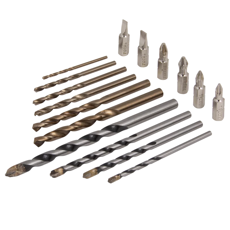DRILL & SCREWDRIVER BITS SET  16 PIECES