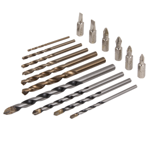 DRILL & SCREWDRIVER BITS SET  16 PIECES