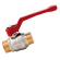 1 BSPP MALE BALL VALVE BRASS LEVER