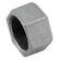 1    BSPP FEMALE CAP HEX OR ROUND GALV