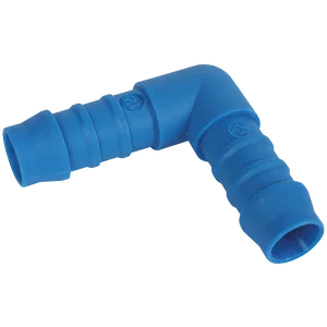 ID EQUAL HOSE ELBOW BLUE PLASTIC