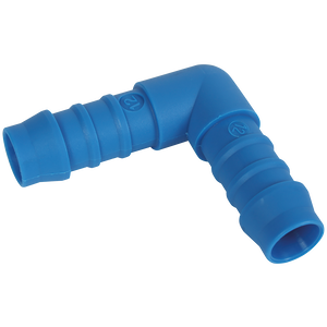 ID EQUAL HOSE ELBOW BLUE PLASTIC
