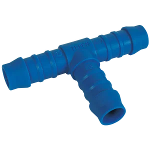 ID HOSE EQUAL TEE BLUE PLASTIC