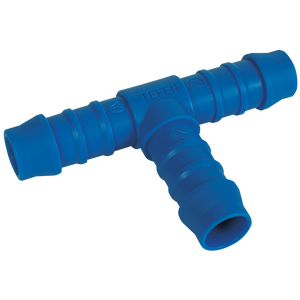 ID HOSE EQUAL TEE BLUE PLASTIC