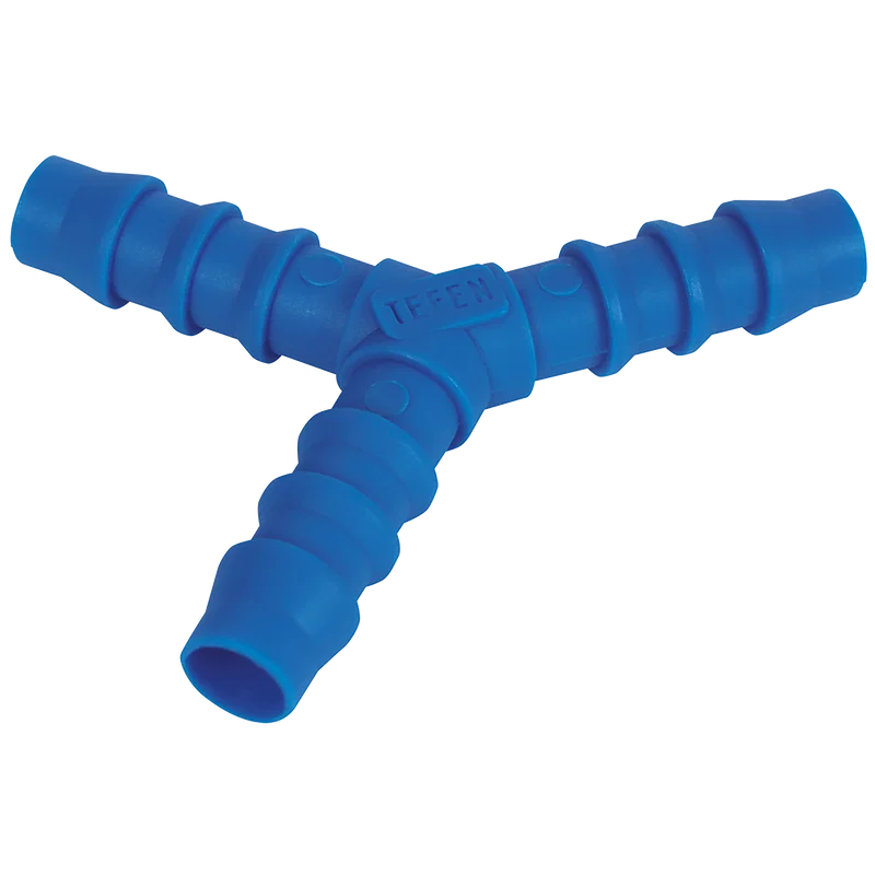 ID HOSE EQUAL Y BLUE PLASTIC