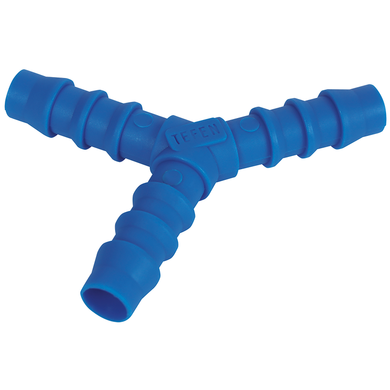ID HOSE EQUAL Y BLUE PLASTIC