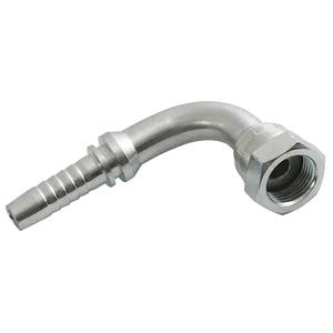 FF BSPP 90 X ID HOSE END