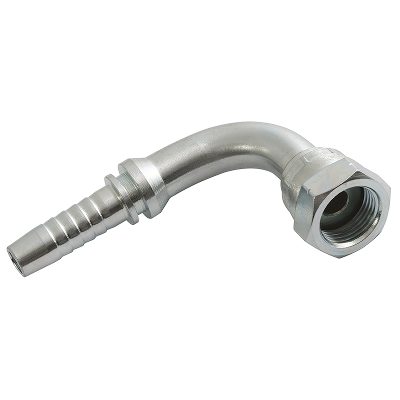 FF BSPP 90 X ID HOSE END