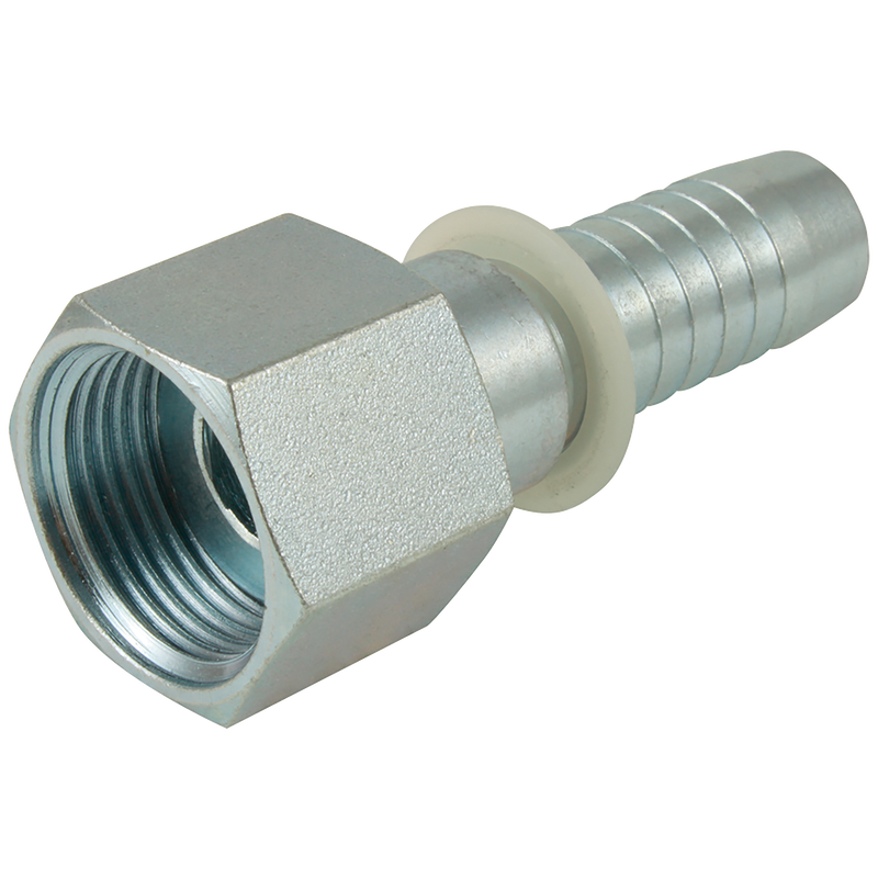 SWAGE HOSE INSERT ORFS FEM STRAIGHT