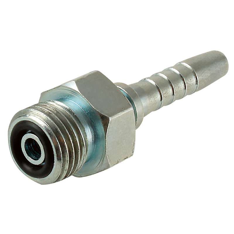 SWAGE HOSE INSERT ORFS MALE STRAIGHT