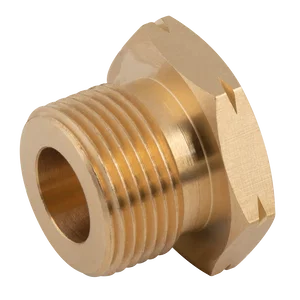 HOLLOW BRASS MALE PLUG
