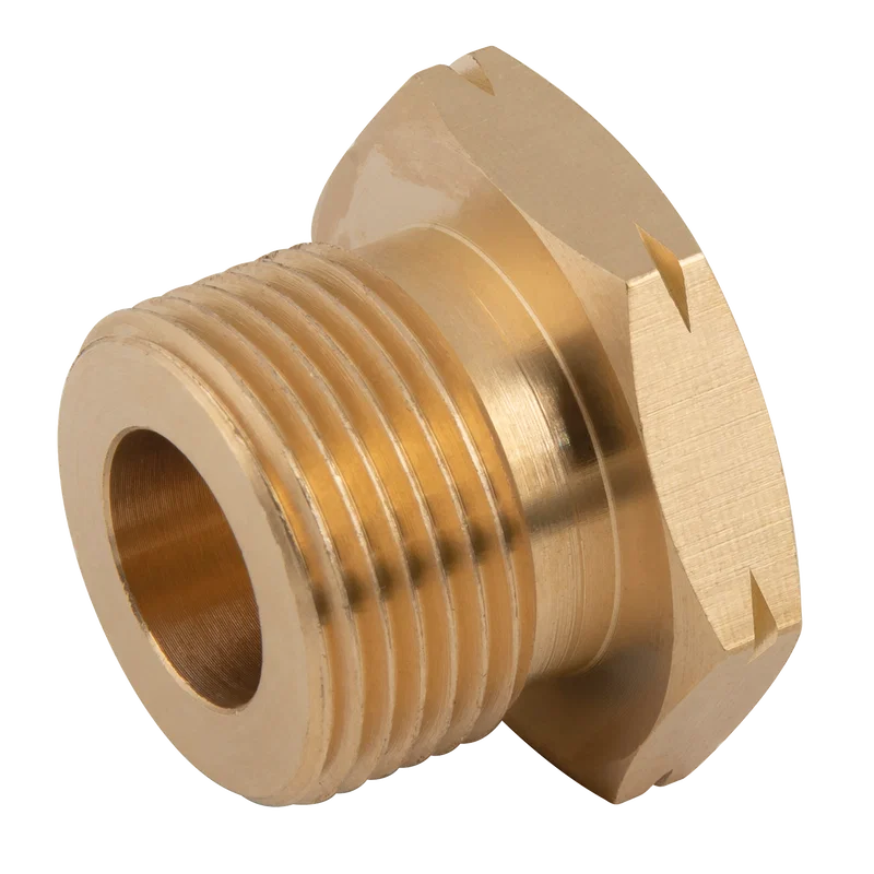 HOLLOW BRASS MALE PLUG