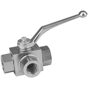 1/4  BSP 4WAY X-PORT HYD BALL VALVE