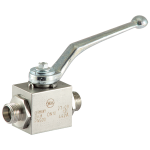 2-WAY ST ST HYD BALL VALVE