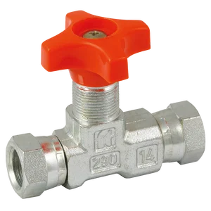 1/4 BSP FEM SWIVEL GAUGE ISOLATOR VALVE