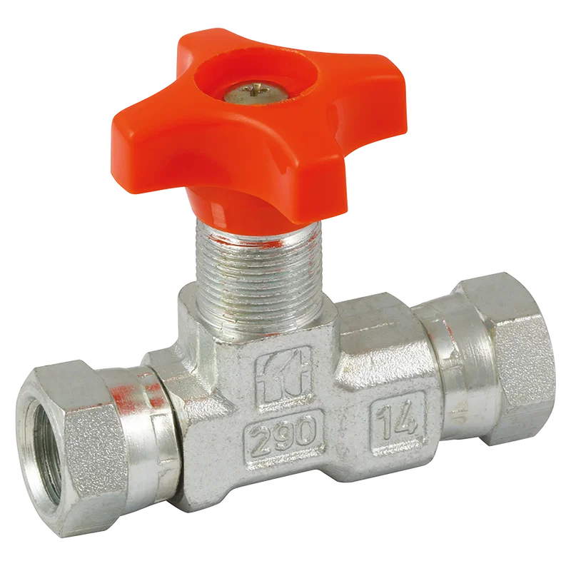 1/4 BSP FEM SWIVEL GAUGE ISOLATOR VALVE