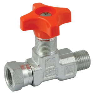 1/4 BSPT MALE/FEM  GAUGE ISOLATOR VALVE