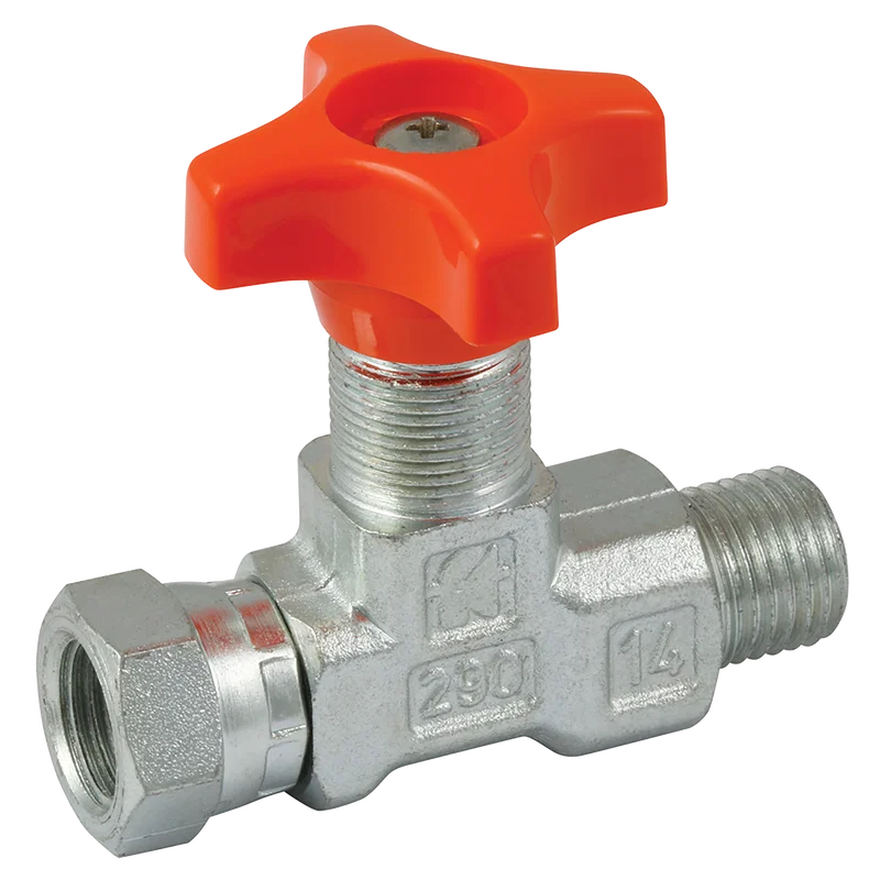 1/4 BSPT MALE/FEM  GAUGE ISOLATOR VALVE