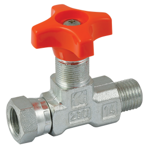 1/4 BSPT MALE/FEM  GAUGE ISOLATOR VALVE