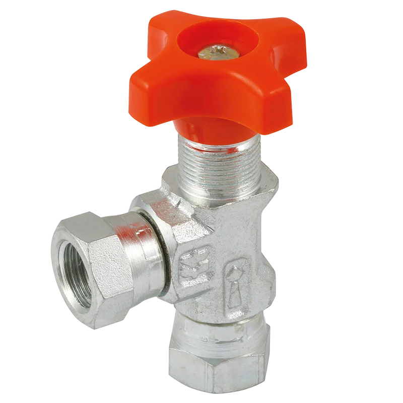 1/4 BSPP F/F 90DEG GAUGE ISOLATOR VALVE