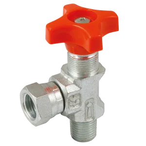 1/4 BSPT M/F 90DEG GAUGE ISOLATOR VALVE
