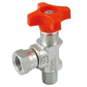 1/4 BSPT M/F 90DEG GAUGE ISOLATOR VALVE