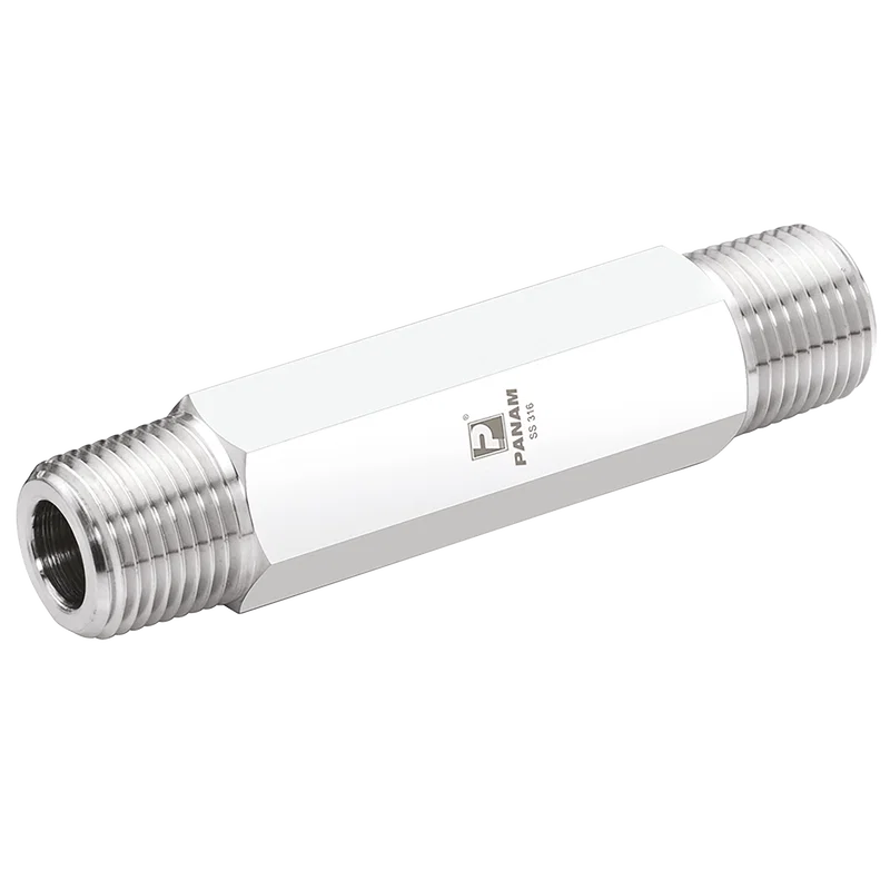 NPT X 316 LONG HEX NIPP INST