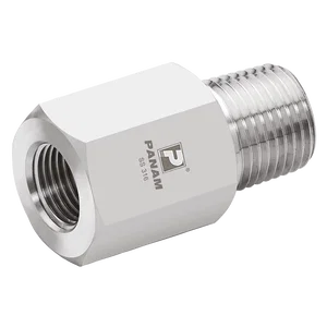 NPT M/F 316 RED ADAPT