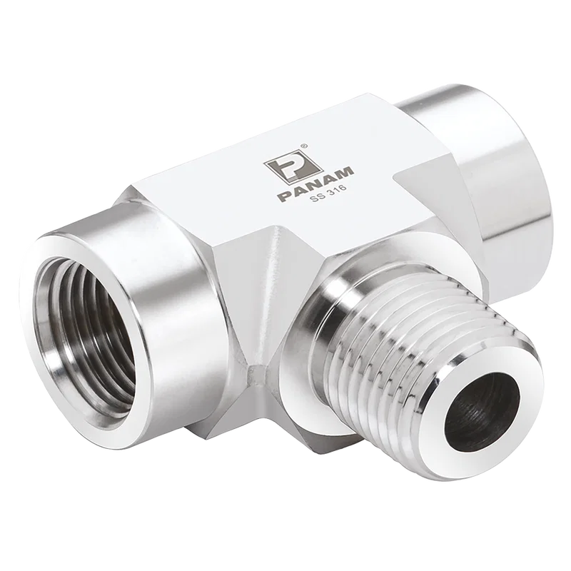 1/2 NPT M/F 316 BRANCH TEE