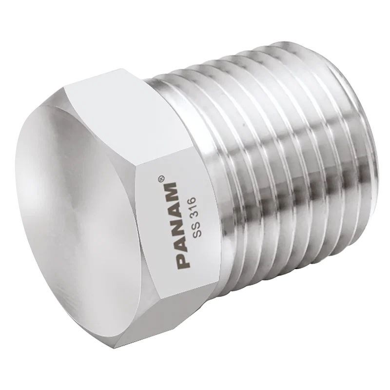 NPT MALE 316 PIPE PLUG