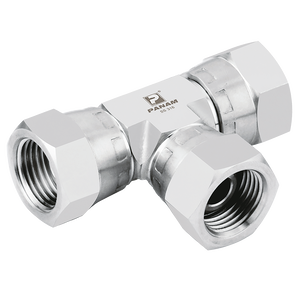 JIC SWIVEL FEM TEE ST/ST