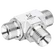 3/4 BSPP M/M 10KPSI 316 TEE