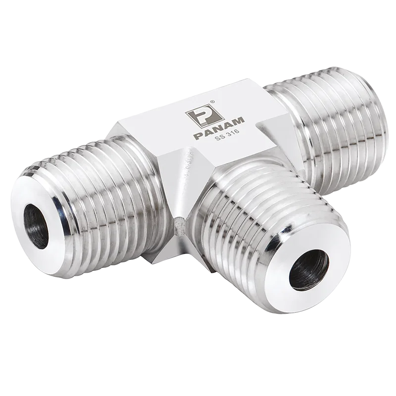 NPT M/M 10KPSI 316 TEE