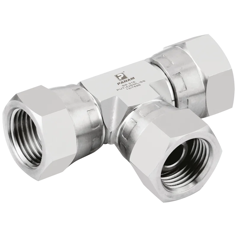 BSPP F/F 10KPSI 316 TEE