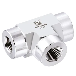 NPT F/F 10KPSI 316 TEE
