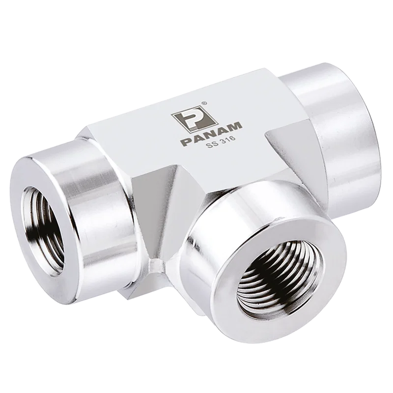 NPT F/F 10KPSI 316 TEE