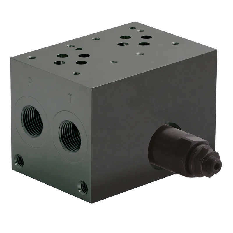 CETOP 3 ST MANIFOLD STEEL C/W PRV