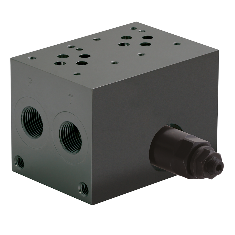 CETOP 3 ST MANIFOLD STEEL C/W PRV