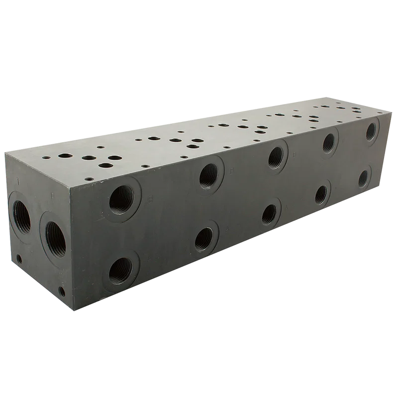 CETOP 5 STATION MANIFOLD STEEL