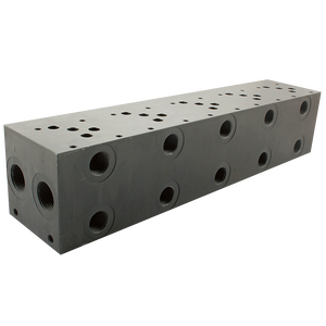 CETOP 5 STATION MANIFOLD STEEL