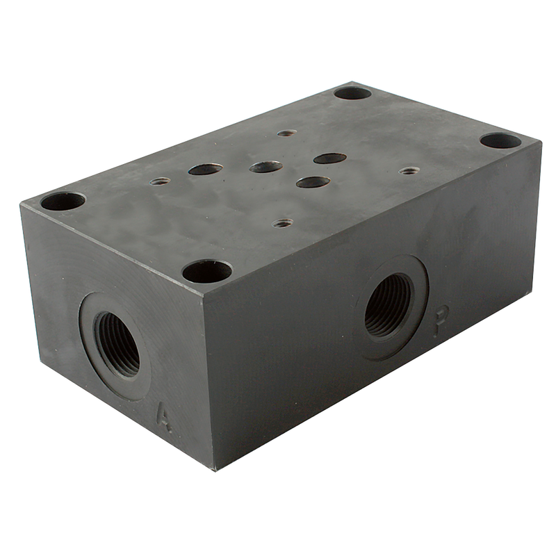 CETOP 5 SUBPLATE 1/2 BSP   SIDE ENTRY