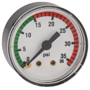 40MM VISUAL RETURN GAUGE 1/8 NPT