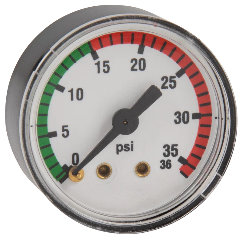 40MM VISUAL RETURN GAUGE 1/8 NPT